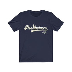 PRODUCINEER LINEN Unisex Jersey Short Sleeve Tee - PDR LFE Navy / S PDR LFE