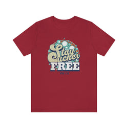 SUCKER FREE HIP HOP Jersey Short Sleeve Tee - PDR LFE Canvas Red / XS PDR LFE