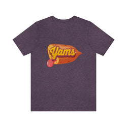 YAMS FEMALE HIP HOP Short Sleeve Tee - PDR LFE Heather Team Purple / XS PDR LFE
