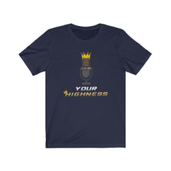 YOUR HIGHNESS PODCAST Unisex Jersey Short Sleeve Tee - PDR LFE Navy / XS PDR LFE
