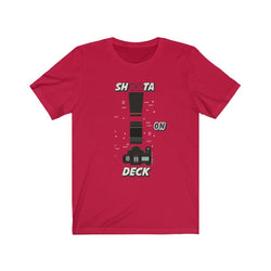 SHOOTER ON DECK Unisex Jersey Short Sleeve Tee - PDR LFE Red / S PDR LFE