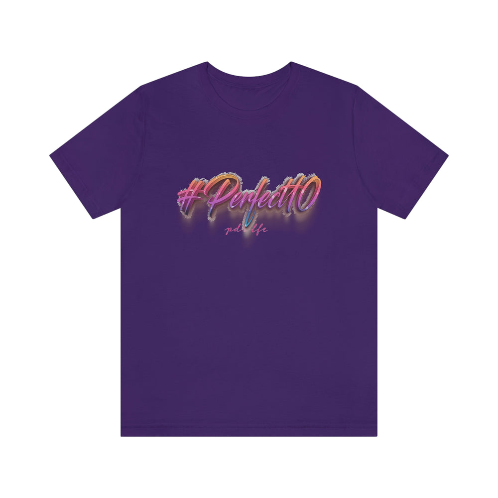 PERFECT 10 UNICORN HIP HOP Short Sleeve Tee - PDR LFE Team Purple / XS PDR LFE