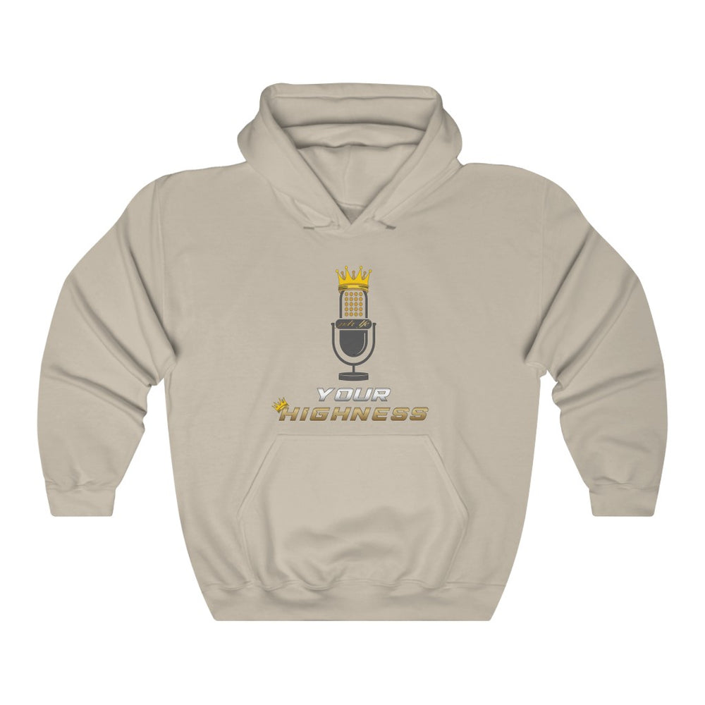 YOUR HIGHNESS PODCAST Unisex Heavy Blend™ Hooded Sweatshirt - PDR LFE Sand / S PDR LFE