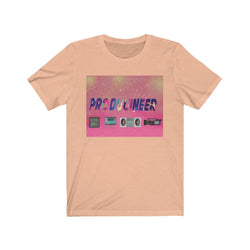 Producineer 1st Lady Unisex Jersey Short Sleeve Tee - PDR LFE Heather Peach / S PDR LFE