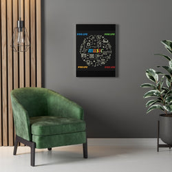 PDR LFE MUSIC VOID Stretched Canvas Painting - PDR LFE 8″ × 10″ / 1.5" PDR LFE