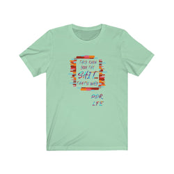 THEY KNOW PDR LFE "LOVE THE HATE SERIES" Unisex Jersey Short Sleeve Tee - PDR LFE Mint / XS PDR LFE