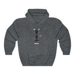 SHOOTA ON DECK Hip Hop Unisex Heavy Blend™ Hooded Sweatshirt - PDR LFE Heather Navy / S PDR LFE