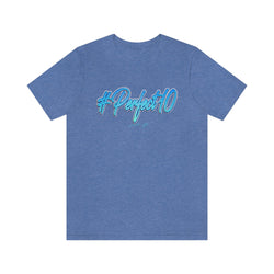 PERFECT 10 BLUE MOON HIP HOP Short Sleeve Tee - PDR LFE Heather Columbia Blue / XS PDR LFE
