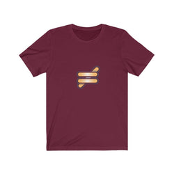 WE ARE NOT EQUAL Unisex Jersey Short Sleeve Tee - PDR LFE Maroon / S PDR LFE