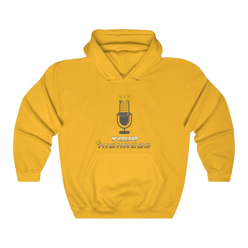 YOUR HIGHNESS PODCAST Unisex Heavy Blend™ Hooded Sweatshirt - PDR LFE Gold / S PDR LFE