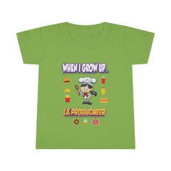 WHEN I GROW UP LIL PRODUCINEER Toddler T-shirt - PDR LFE 4T / Lime PDR LFE