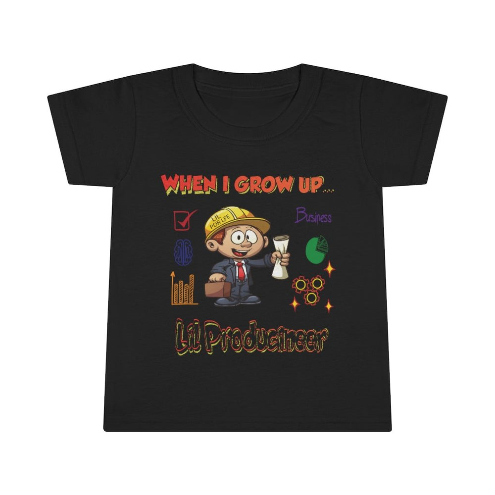 WHEN I GROW UP LIL PRODUCINEER Toddler T-shirt - PDR L.F.E. 