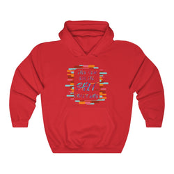 THEY KNOW WHY "LOVE THE HATE" SERIES Unisex Heavy Blend™ Hooded Sweatshirt - PDR LFE Red / S PDR LFE