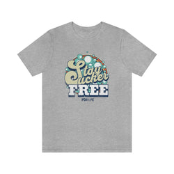 SUCKER FREE HIP HOP Jersey Short Sleeve Tee - PDR LFE Athletic Heather / XS PDR LFE