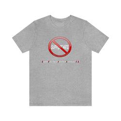 SUPPORT HATE HIP HOP Jersey Short Sleeve Tee - PDR LFE Athletic Heather / S PDR LFE