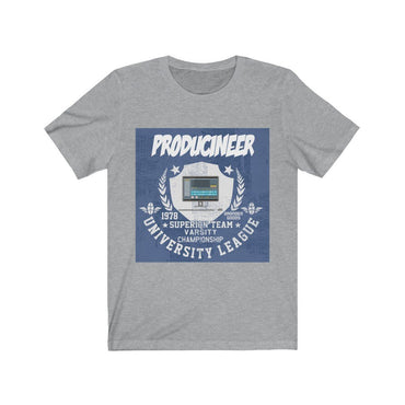 PRODUCINEER REGAL Hip Hop Unisex Jersey Short Sleeve Tee - PDR LFE Athletic Heather / S PDR LFE