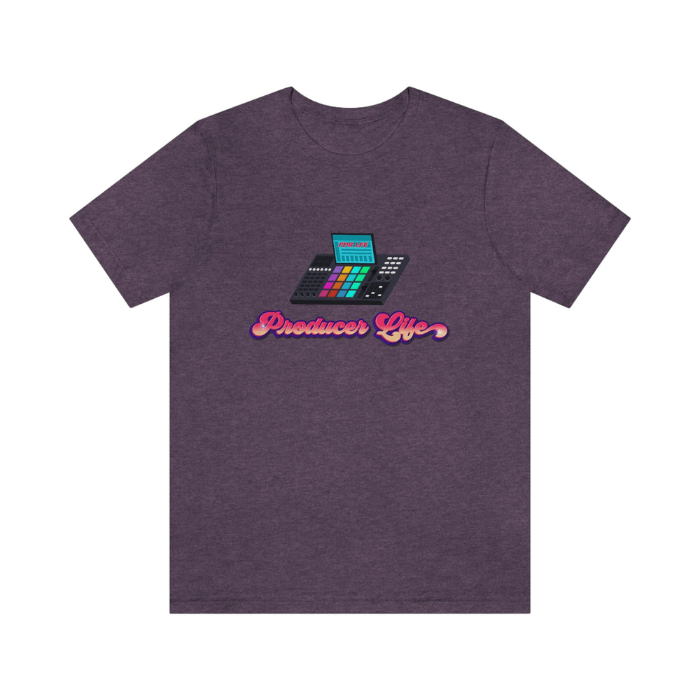 PRODUCER LIFE 23 FEMALE Short Sleeve Tee - PDR LFE Heather Team Purple / XS PDR LFE