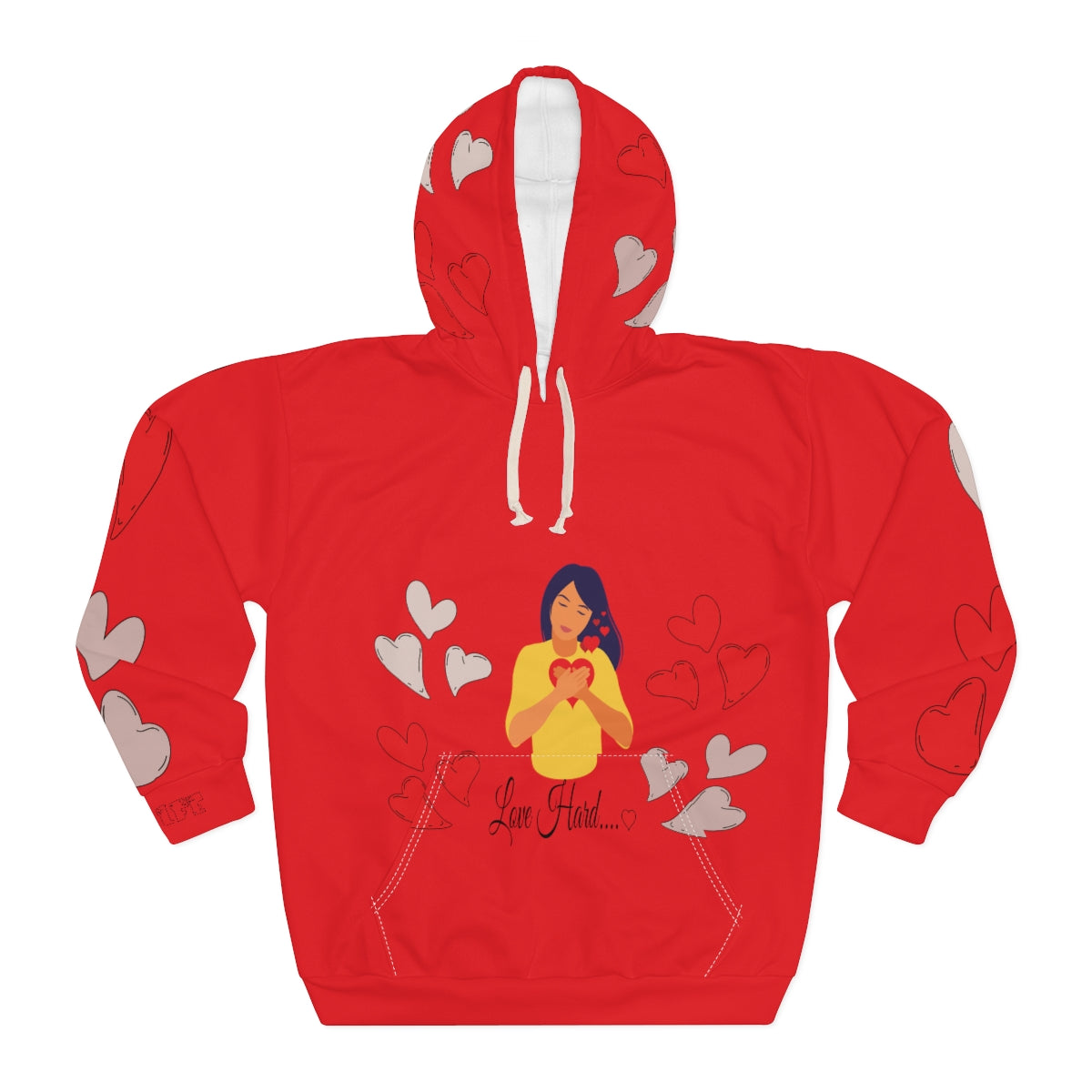 LOVE HARD 2 Unisex Pullover Hoodie - PDR L.F.E. 