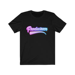 PRODUCINEER NEON GLOW Unisex Jersey Short Sleeve Tee - PDR LFE Black / S PDR LFE