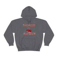 SHOOT THE FADE Heavy Blend™ Hooded Sweatshirt - PDR LFE Dark Heather / S PDR LFE