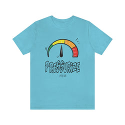 PRESSURIZE UNISEX HIP HOP TSHIRT - PDR LFE Turquoise / S PDR LFE