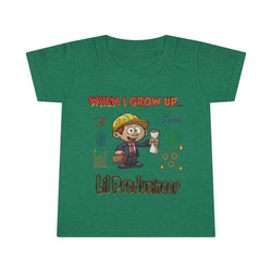 WHEN I GROW UP LIL PRODUCINEER Toddler T-shirt - PDR LFE 2T / Heather Irish Green PDR LFE