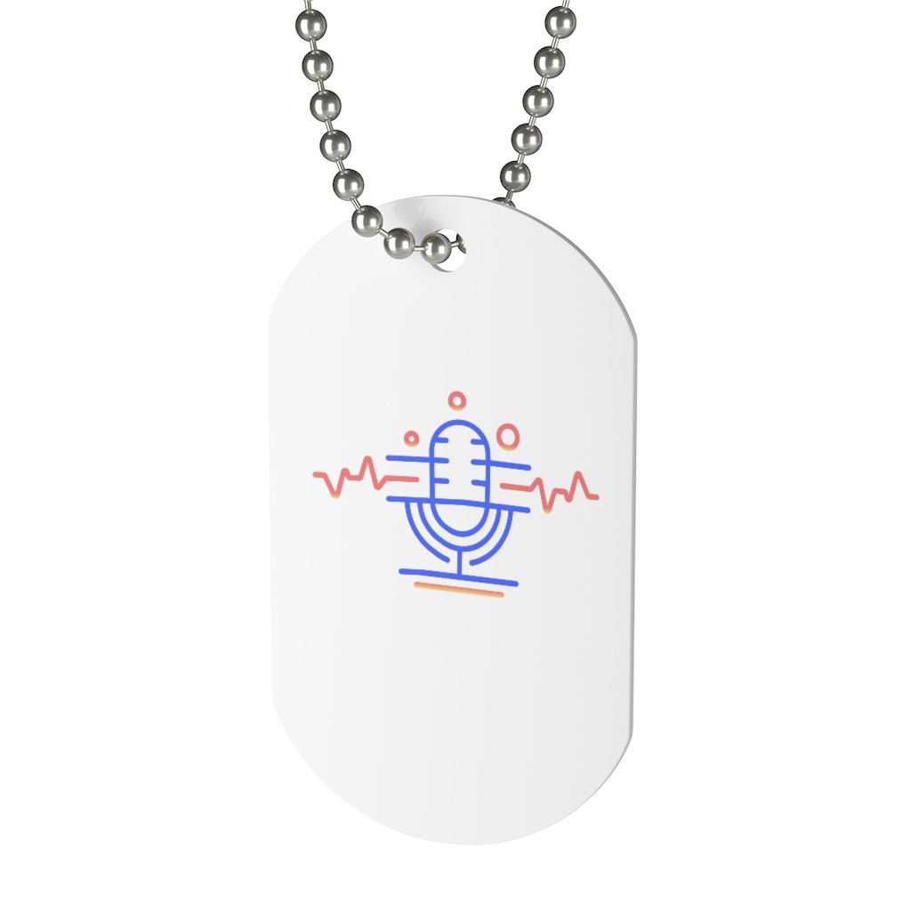 PDR LFE LOGO Dog Tag - PDR L.F.E. One Size / White PDR LFE