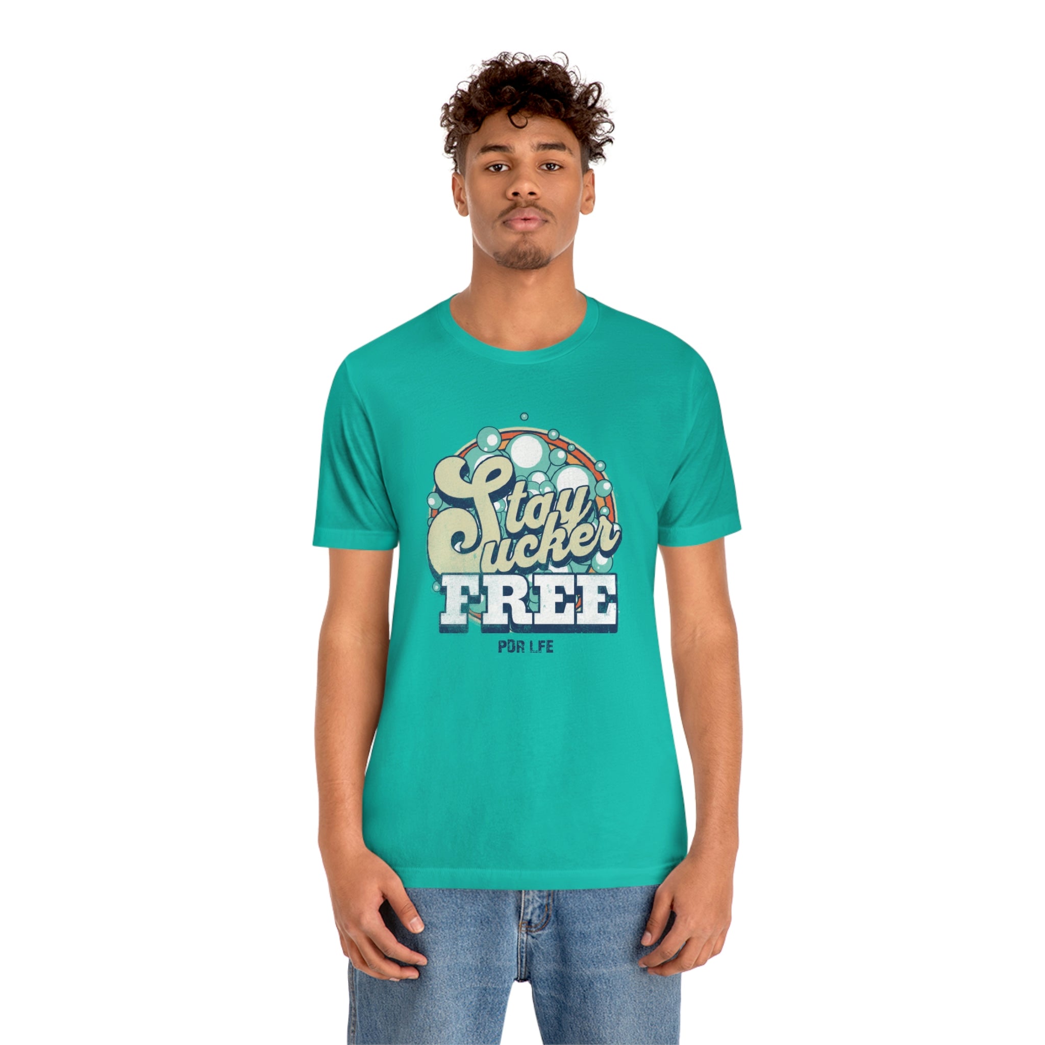 SUCKER FREE HIP HOP Jersey Short Sleeve Tee - PDR L.F.E. 