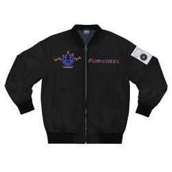 PRODUCINEER HIP HOP DJ Men's Bomber Jacket - PDR LFE XS PDR LFE