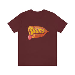 YAMS FEMALE HIP HOP Short Sleeve Tee - PDR LFE Maroon / S PDR LFE