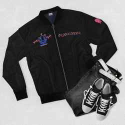 PRODUCINEER FEMALE MC BOMBER Women's Bomber Jacket - PDR LFE XS PDR LFE
