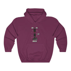 SHOOTA ON DECK Hip Hop Unisex Heavy Blend™ Hooded Sweatshirt - PDR LFE Maroon / S PDR LFE