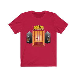 SOUND MAN Hip Hop Unisex Jersey Short Sleeve Tee - PDR LFE Red / S PDR LFE