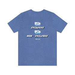 WAV EXCLUSIVE HIP HOP Short Sleeve Tee - PDR LFE Heather Columbia Blue / XS PDR LFE