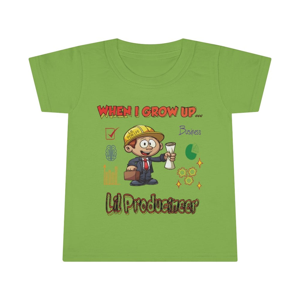 WHEN I GROW UP LIL PRODUCINEER Toddler T-shirt - PDR L.F.E. 