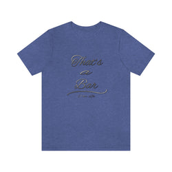 THAT'S A BAR SLV N BLK UNISEX HIP HOP TSHIRT - PDR LFE Heather True Royal / XS PDR LFE