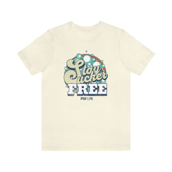 SUCKER FREE HIP HOP Jersey Short Sleeve Tee - PDR LFE Natural / XS PDR LFE