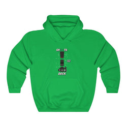 SHOOTA ON DECK Hip Hop Unisex Heavy Blend™ Hooded Sweatshirt - PDR LFE Irish Green / S PDR LFE