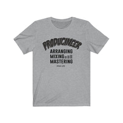 PRODUCINEER TOO MIXIE Unisex Jersey Short Sleeve Tee - PDR LFE Athletic Heather / S PDR LFE
