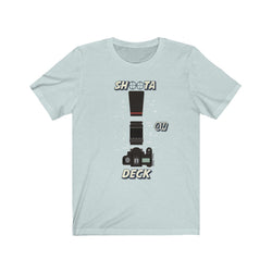 SHOOTA ON DECK FEMALE Unisex Jersey Short Sleeve Tee - PDR LFE Heather Ice Blue / S PDR LFE