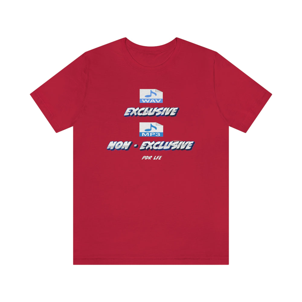 WAV EXCLUSIVE HIP HOP Short Sleeve Tee - PDR LFE Red / XS PDR LFE