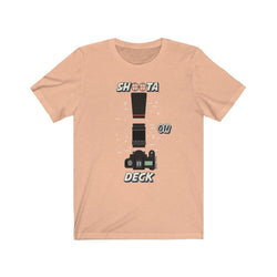 SHOOTA ON DECK FEMALE Unisex Jersey Short Sleeve Tee - PDR LFE Heather Peach / S PDR LFE