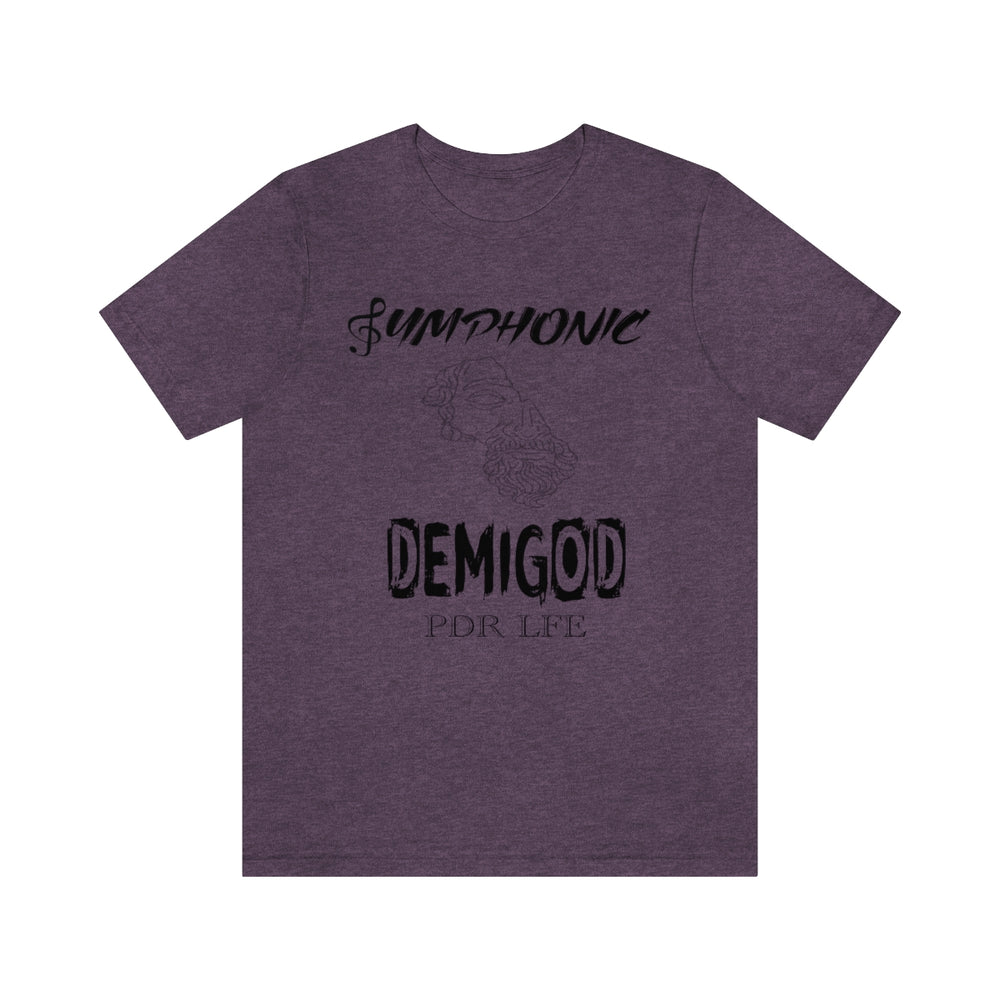 SYMPHONIC DEMIGOD HIP HOP TSHIRT - PDR LFE Heather Team Purple / XS PDR LFE