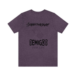 SYMPHONIC DEMIGOD HIP HOP TSHIRT - PDR LFE Heather Team Purple / XS PDR LFE