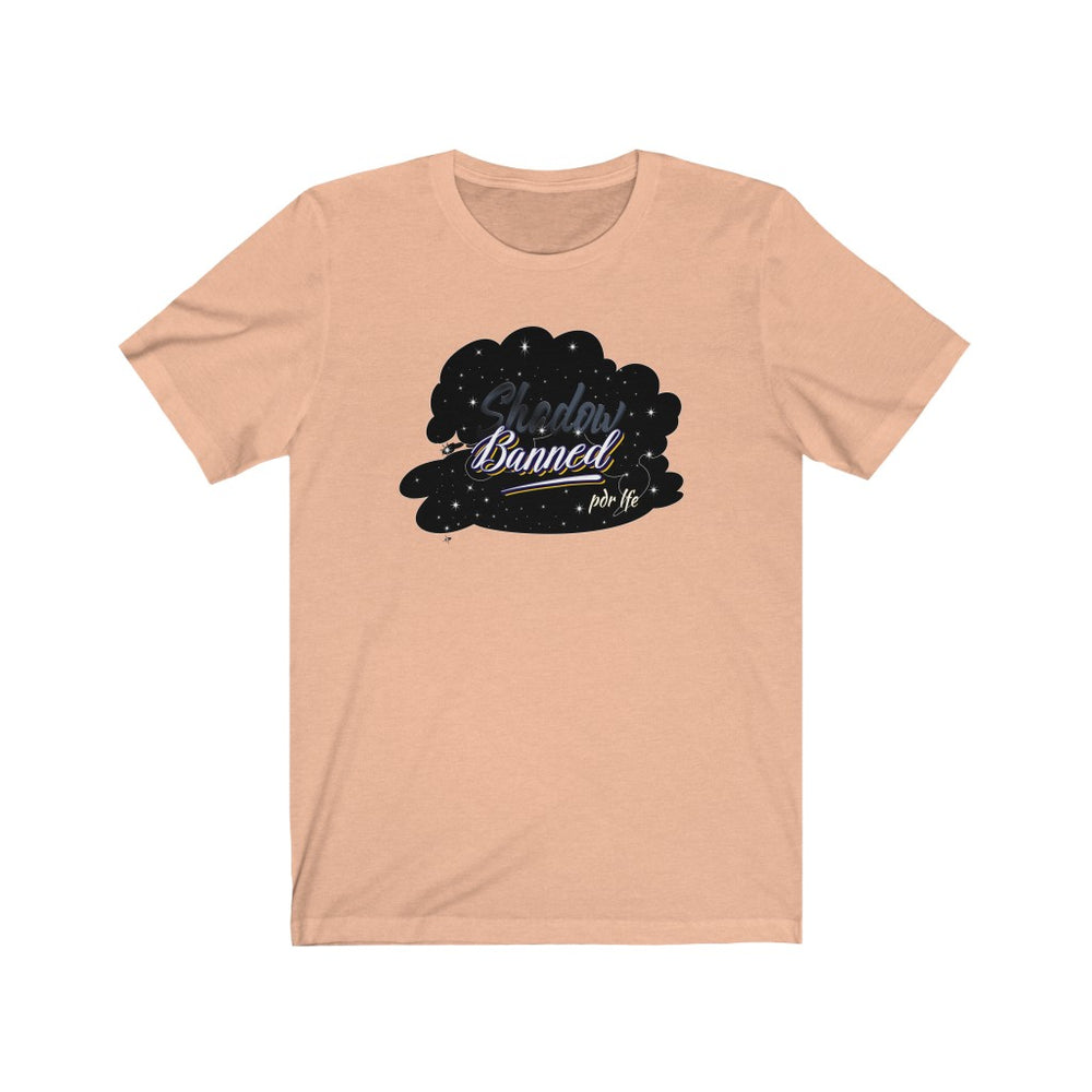 SHADOW BANNED Jersey Short Sleeve Tee - PDR L.F.E. Heather Peach / XS PDR LFE
