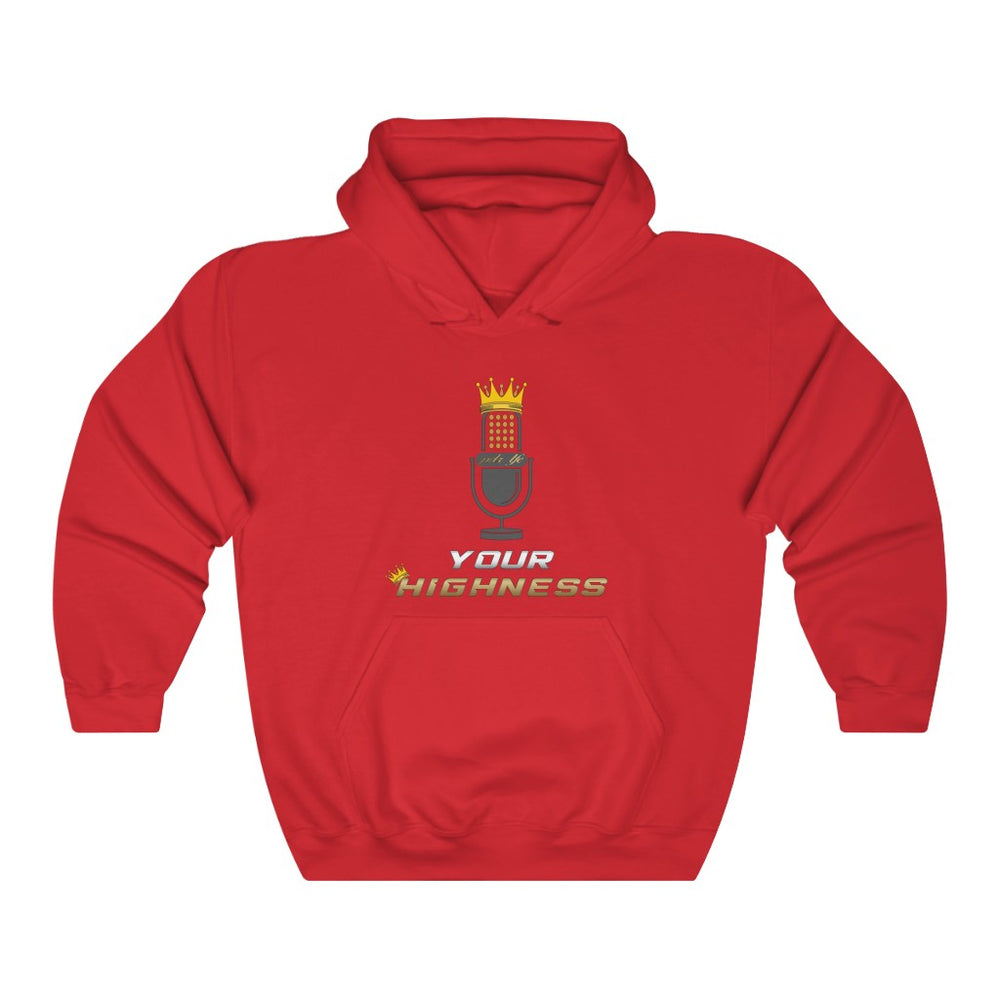 YOUR HIGHNESS PODCAST Unisex Heavy Blend™ Hooded Sweatshirt - PDR LFE Red / S PDR LFE