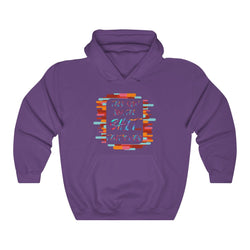 THEY KNOW WHY "LOVE THE HATE" SERIES Unisex Heavy Blend™ Hooded Sweatshirt - PDR LFE Purple / S PDR LFE