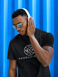 Producineer Society Hip Hop Unisex Jersey Short Sleeve Tee - PDR LFE Black / S PDR LFE