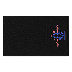 PRODUCINEER LOGO Hip Hop Rally Towel, 11x18 - PDR LFE White / 11" × 18" PDR LFE