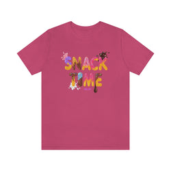 SNACK TIME Hip Hop Ladies Jersey Short Sleeve Tee - PDR LFE Berry / XS PDR LFE